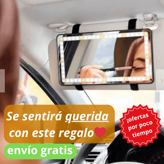 El espejo de tu visera no tiene luz — y eso tiene solución
